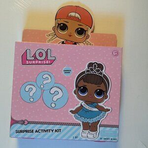 NWT LOL Surprise! Mystery Activity Kit Pink L.O.L. Dolls Stickers Coloring HTF